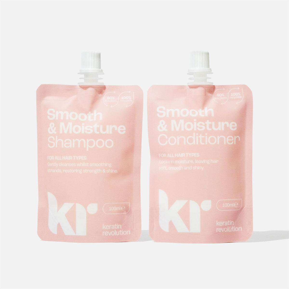 Smooth & Moisture Shampoo + Conditioner 100ml Duo Set Pouch